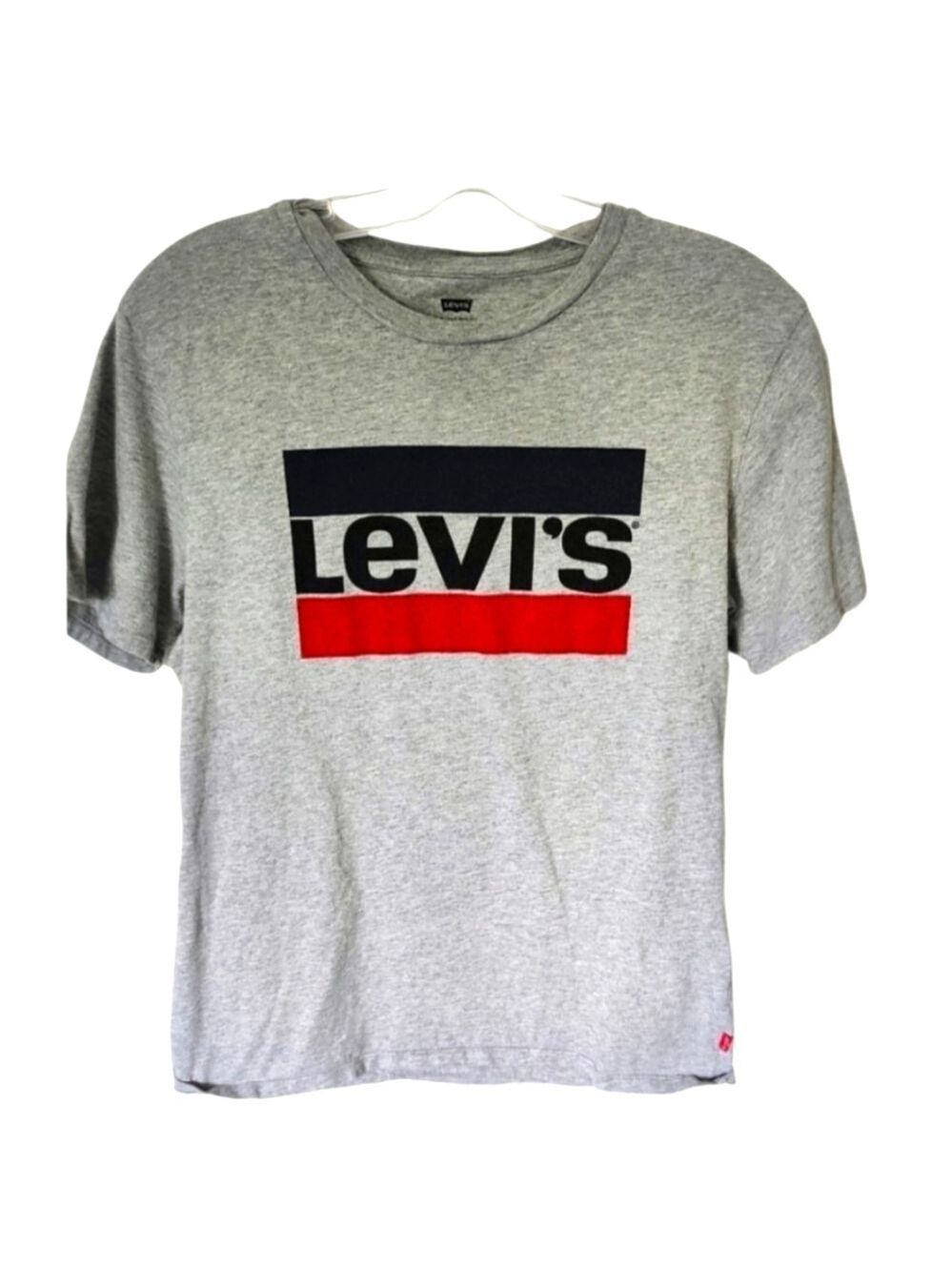 LEVIS Cotton Graffic Short Sleeve Crew Neck Shirt Size Medium